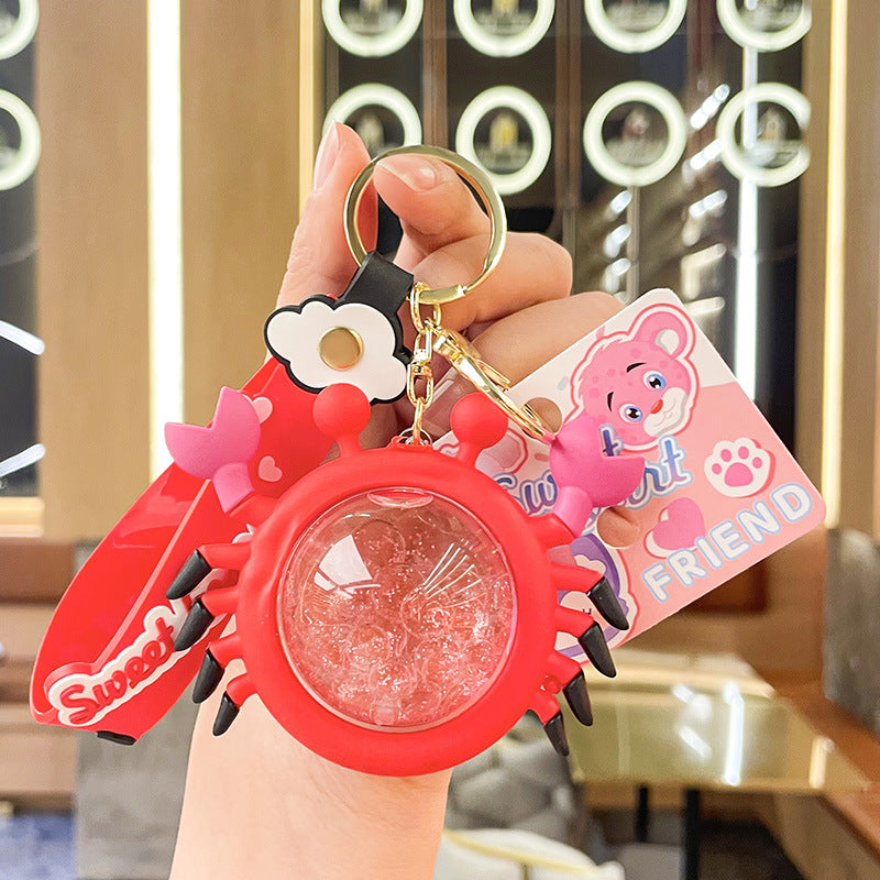Wholesale Acrylic Luminous Keychain Pendant Cute Drifting Bottle